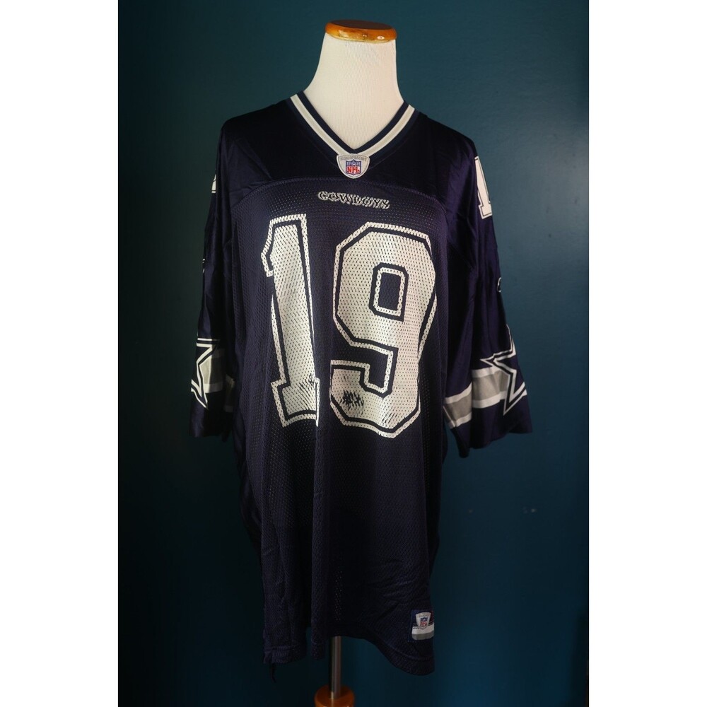 VTG Faded Reebok Jersey Keyshawn Johnson #19 Dallas Cowboys Mens XL NFL